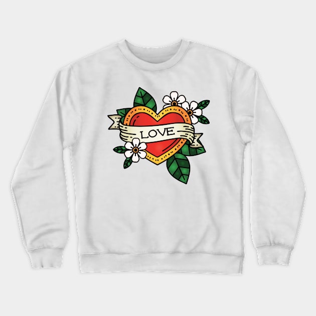 Love Crewneck Sweatshirt by OctoberArts